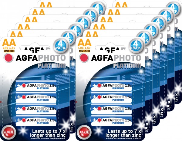 Agfaphoto Alkaline Batterij, Mignon, AA, LR06, 1.5V Doos (48-Pack)