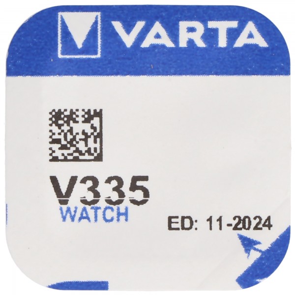 335, Varta V335, SR512SW knoopcel voor horloges etc.