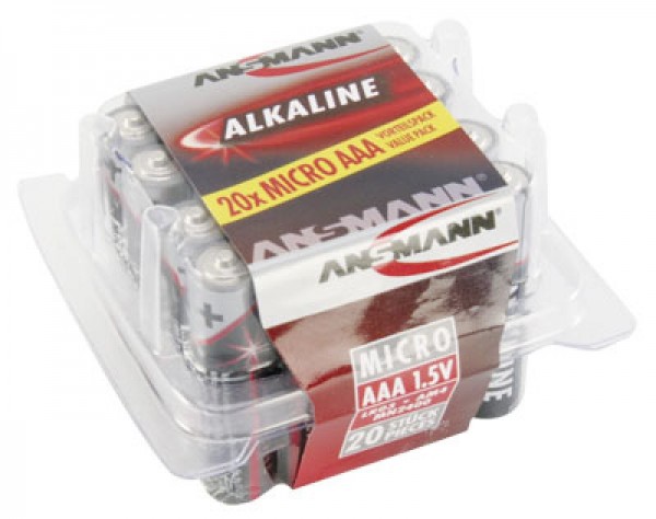 Ansmann RED Alkaline Micro / LR03 20-pack