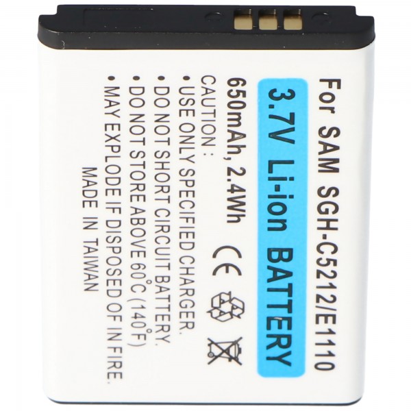 AccuCell-batterij geschikt voor Samsung C5212, E1110, AB553446BUCSTD