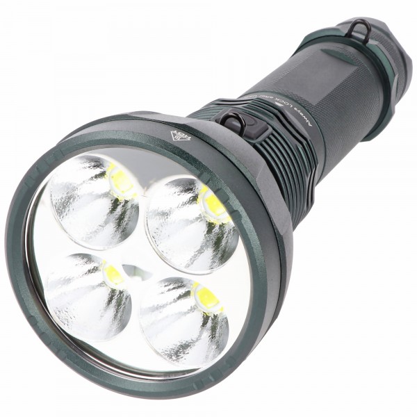 LED-zaklamp van 11600 lumen, de LED-zaklamp ideaal voor jacht en hobby met een verlichtingsbereik tot 525 meter