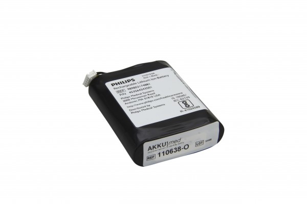 Originele Li-ionbatterij Philips Monitor SureSigns VM1, 2+ type 989803174881 / REF