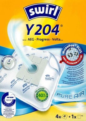Swirl stofzuigerzak Y204 MicroPor Plus voor AEG, Progress en Volta stofzuigers