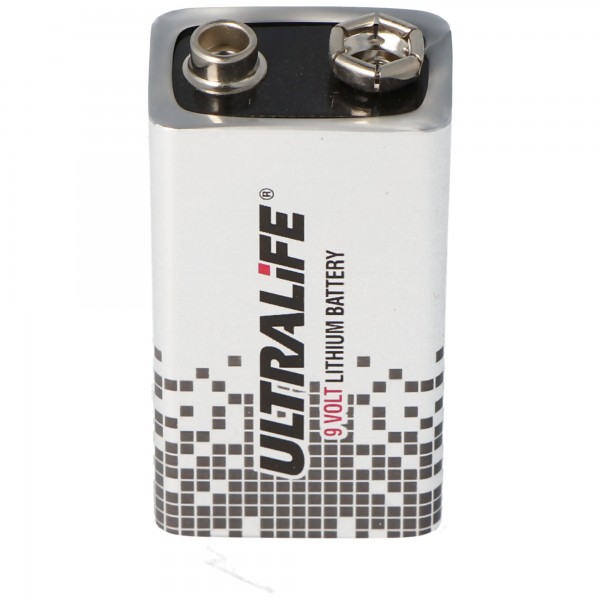 Ultralife lithiumbatterij 9 volt, E-blok, U9VL, U9VL-J, U9VL-JP