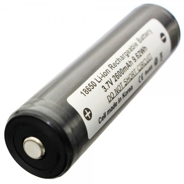 Batterij geschikt voor CAT-zaklamp CT2405, afmetingen 69x18,5 mm