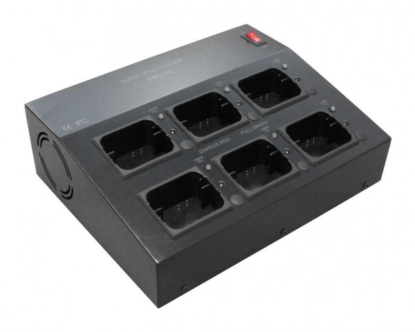 Profiellader voor kraanbesturingsaccu's voor maximaal 6 accu's tegelijk, geschikt voor Autec MBM06MH