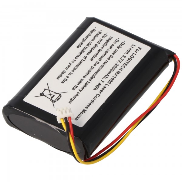 Batterij geschikt voor Logitech MX1000 Laser draadloze muis, L-LB2