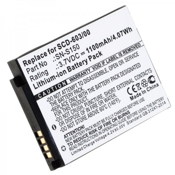 Batterij geschikt voor Philips Avent SCD603 batterij SN-S150, digitale video babyfoon