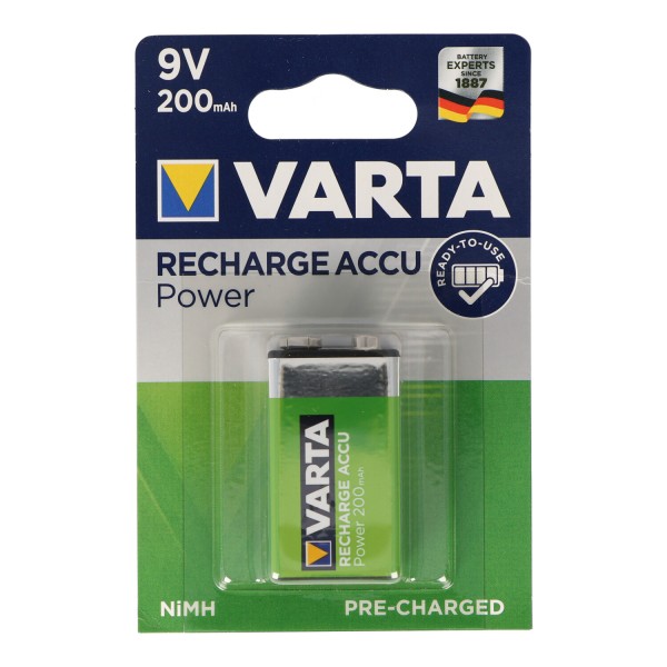9 volt NiMH-batterij Varta PowerReady2Use 200mAh 567122