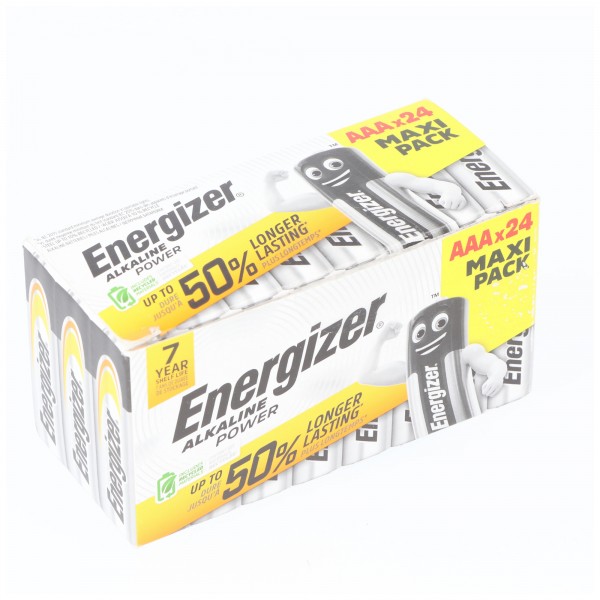 Energizer Batterij Alkaline, Micro, AAA, LR03, 1.5V Alkaline Power, Doos (24-pack)
