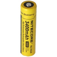 NiteCore Li-ionbatterij 18650 - 3400 mAh, 3,7 V - NL189