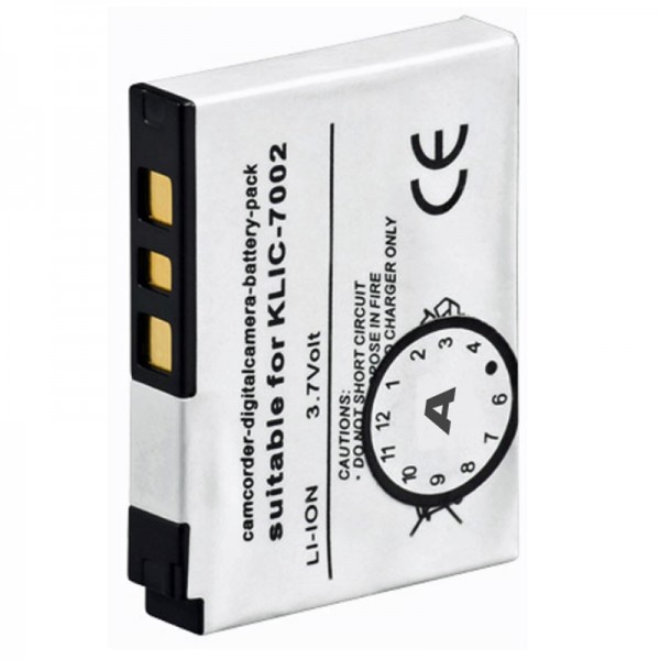 AccuCell-batterij geschikt voor Kodak Klic-7002, EasyShare V530