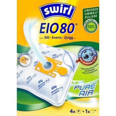 Swirl stofzuigerzak EIO80 MicroPor Plus voor EIO, Koenic en Quigg stofzuigers