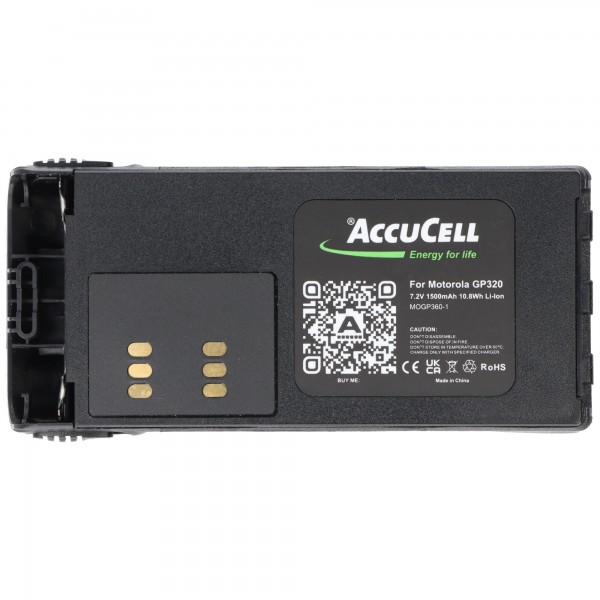 Accu geschikt voor Motorola GP320, GP340, GP360, HNN9008 1300mAh