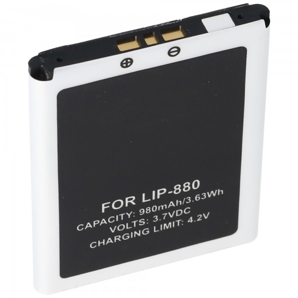 AccuCell-batterij geschikt voor Sony LIP-880PD, NW-HD5, Digisette