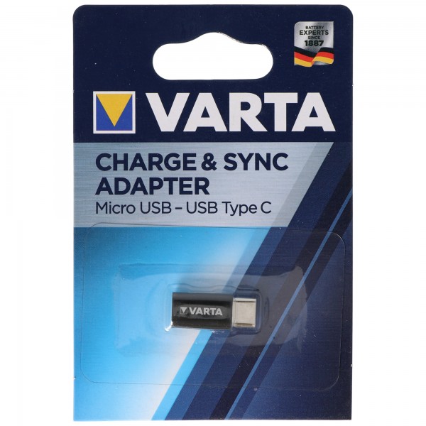 Varta Micro-USB-adapter van Micro-USB naar USB Type C Charge & Sync Adapter 57945101401