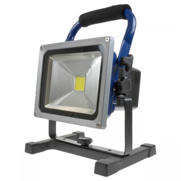 veiling Eigenaardig koppel Werklamp LED 20 watt draadloze werklamp blauw inclusief batterij |  werklampen | LED's, zaklampen, lichttechniek | Akku-Shop Nederland