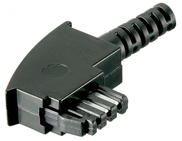 Goobay TAE-F connector met knikbescherming