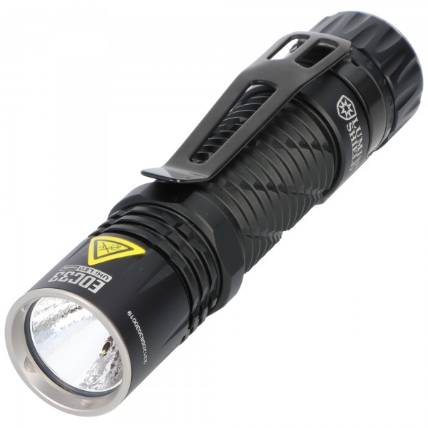 Nitecore EDC33 LED-zaklamp met maximaal 4000 lumen, NiteLab UHi-20-MAX LED, tactische zaklamp met LUMIN SHIELD