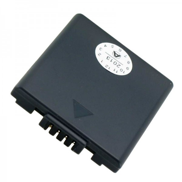 AccuCell-batterij geschikt voor Panasonic CGA-S001, CGR-S001, DMW-BCA7