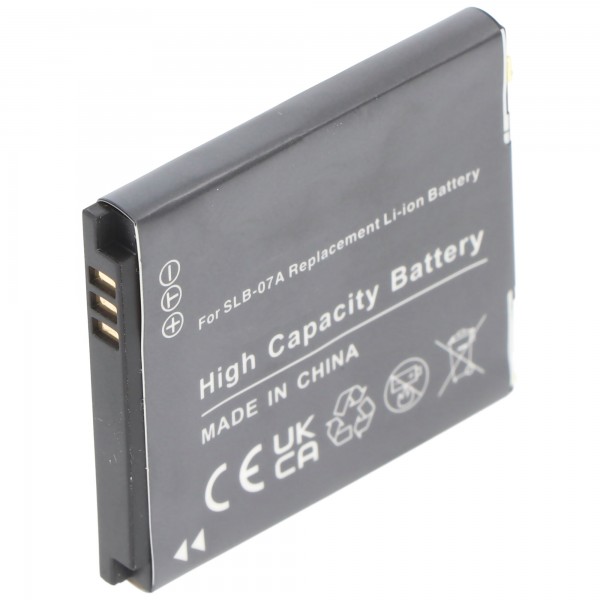 Batterij geschikt voor Samsung SLB-07A, SLB07A, PL150, ST50, TL100
