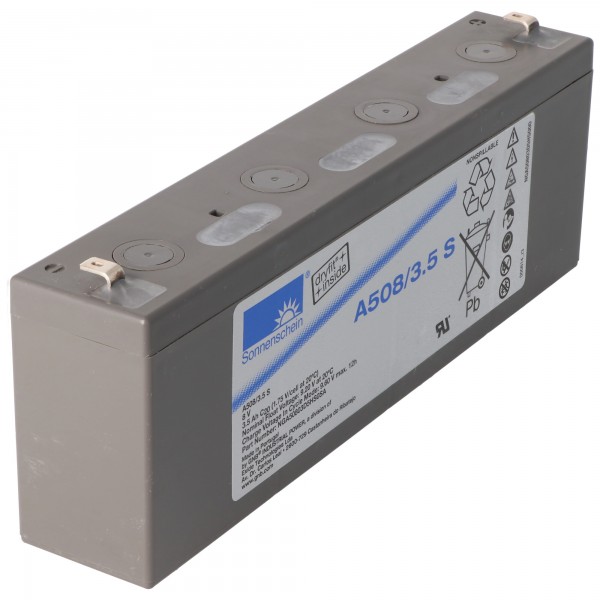 Sonnenschein Dryfit A508 / 3.5S loodbatterij, aansluiting 4,8 mm