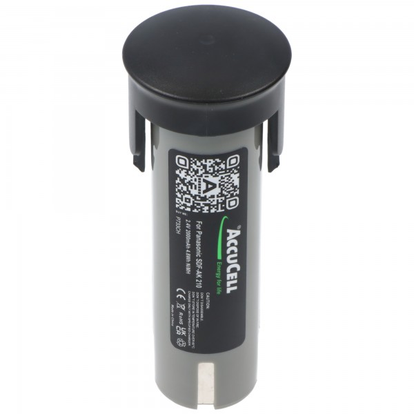 AccuCell-batterij geschikt voor Panasonic SDF-AK 210, EY9021B 2Ah