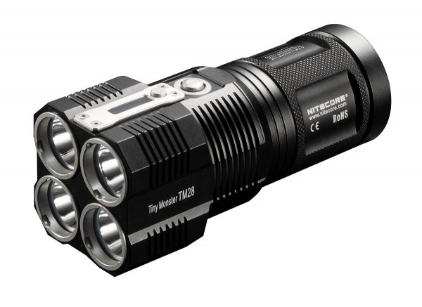 Nitecore TM28 LED-zaklamp 4 x CREE XHP35 HI 6000 lumen 655 m lichtbereik