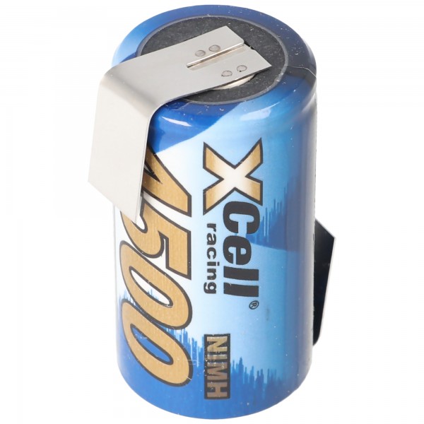 XCell 4500 mAh Sub-C Ni-MH-batterij met Z-vormige soldeerlip