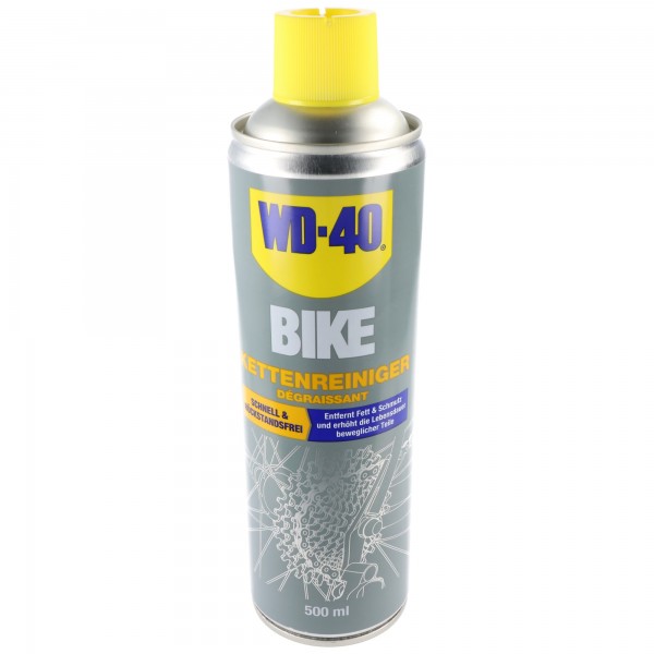 WD-40 BIKE kettingreiniger, verwijdert vet en vuil, verlengt de levensduur van de bewegende delen van de fiets, 500ml