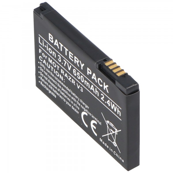 AccuCell-batterij geschikt voor Motorola V3 Razr, PEBL, SNN5696