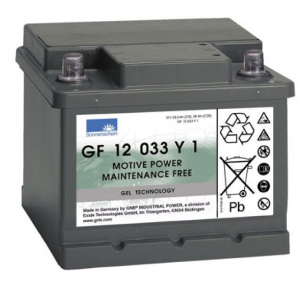 Exide Dryfit GF12033Y1 loodbatterij met A-pool 12V, 32500mAh