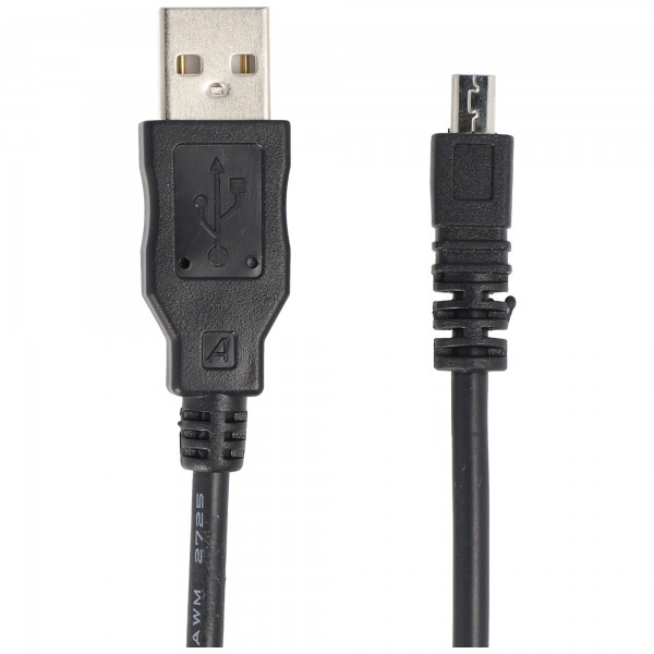 USB-kabel geschikt voor Casio, Nikon, Panasonic Lumix K1HA08CD0019