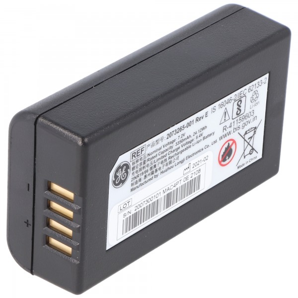 Originele Li-ionbatterij GE Healthcare ECG Mac 400 Mac 600 - Type 2030912-001