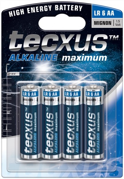 Tecxus LR6/AA (Mignon) - alkaline-mangaanbatterij (alkaline), 1,5 V