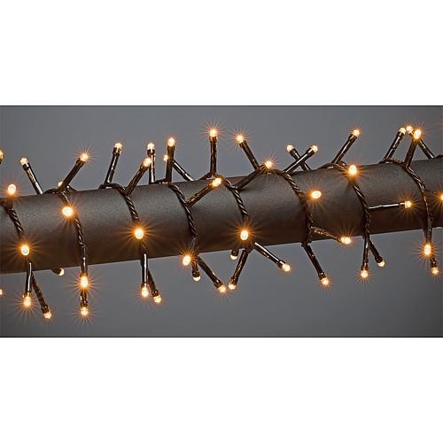 Micro LED lichtketting 'Cluster' 200 amber. LED 3875-800