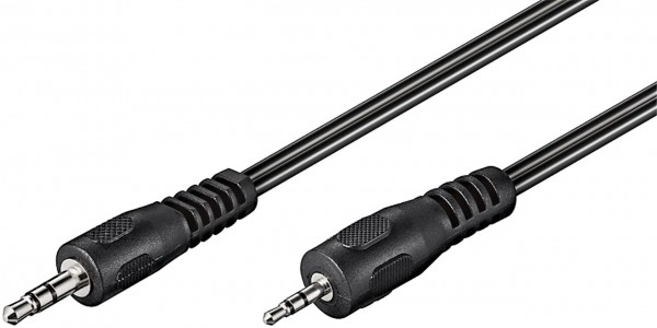 Goobay audio-adapterkabel AUX, 3,5 mm naar 2,5 mm stereo - jackplug 3,5 mm plug (3-pins, stereo) > jackplug 2,5 mm plug (3-pins, stereo)