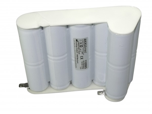 NC-batterij geschikt voor Physio Control defibrillator LP6, LP7, VSM2 ECG-monitor