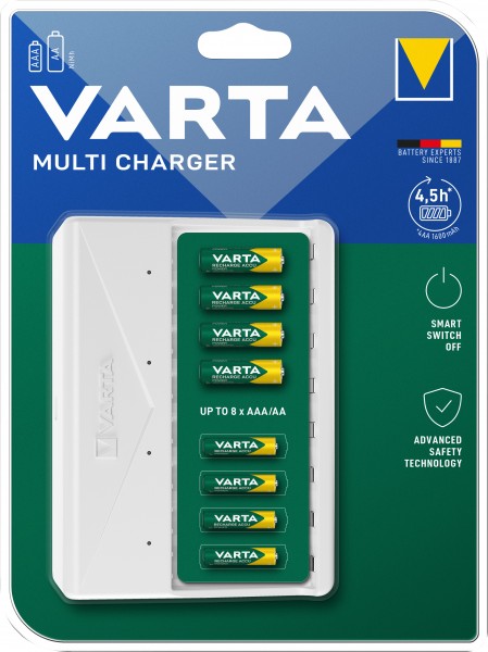 Varta batterij NiMH, multilader zonder batterijen, voor AA/AAA, retail