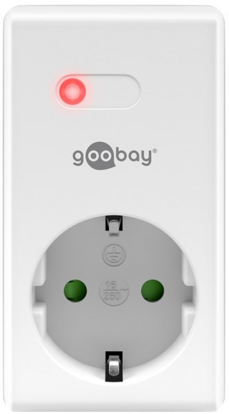Goobay draadloze contactdoos - veiligheidscontactdoos - als uitbreiding of vervanging van de draadloze contactdoos set