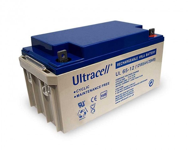 Ultracell UL65-12 12V 65Ah loodaccu AGM loodgelaccu