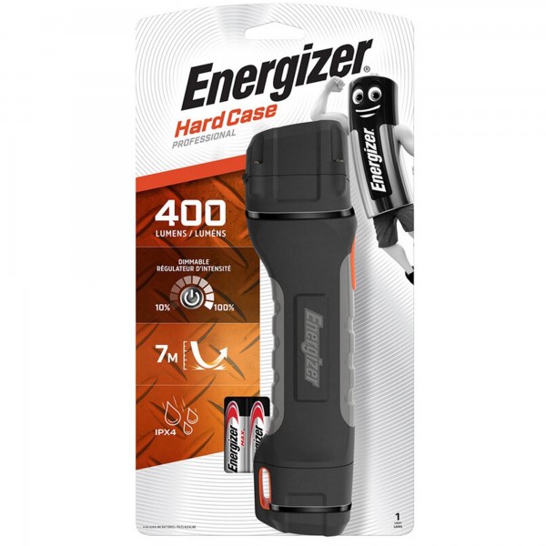 Energizer LED-zaklamp met 4 Mignon AA-batterijen in een extra harde behuizing