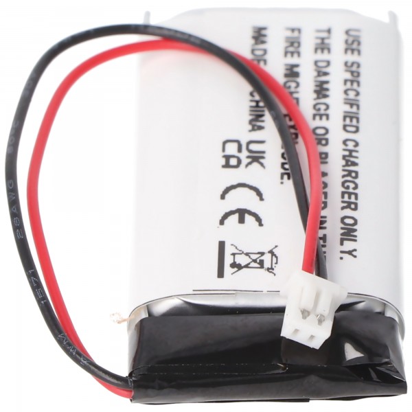 Li-polymeer batterij - 500mAh (3.7V) - voor draadloze headset, koptelefoon zoals Midland 1ICP8 / 18/40