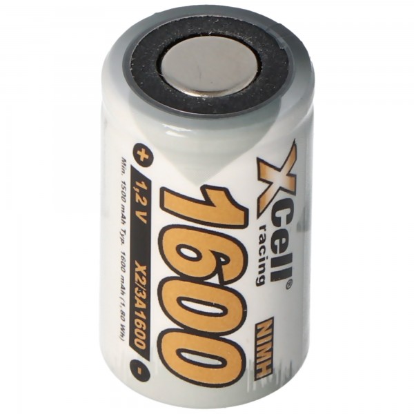 Batterij 2 / 3A NiMH-batterij met 1600 mAh zonder soldeertag
