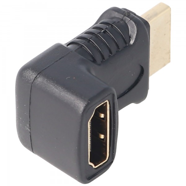 HDMI / HDMI-hoekadapter HDMI ™ A-stekker op HDMI ™ A-aansluiting