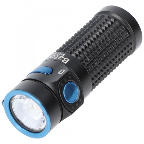 Olight Baton 4 LED-zaklamp zwart, EDC-zaklamp, ultracompact en krachtig, 1300 lumen
