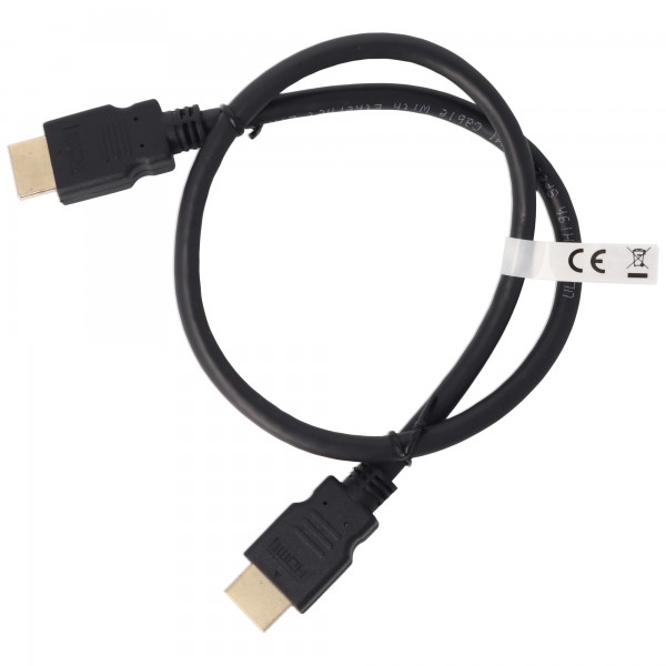 Ultrasnelle HDMI-kabel met Ethernet, kabellengte 0,5 meter