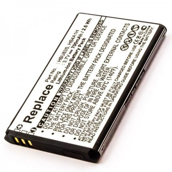 Batterij geschikt voor de Huawei HB4A1H batterij, HBU83S, Vodafone 736