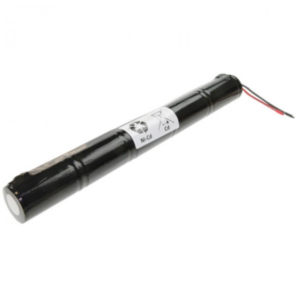 Noodverlichting batterij L1x5 Saft VNT D met kabel 10cm met open draad 6V, 4000mAh