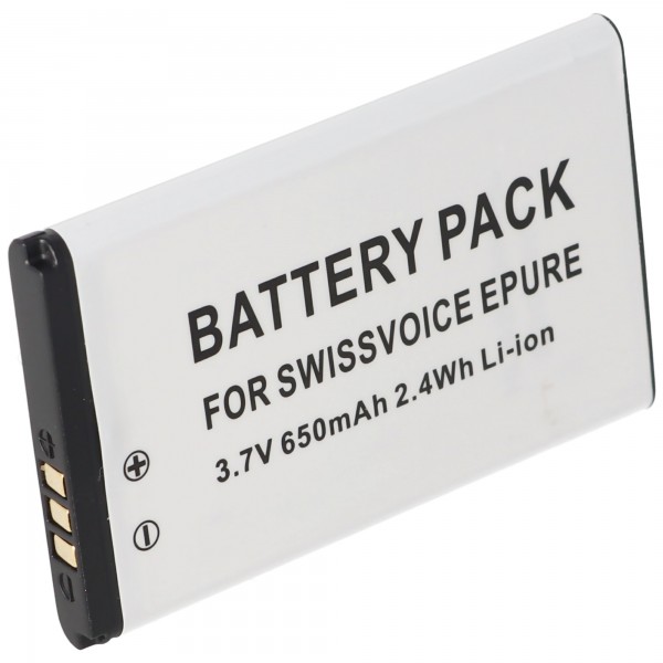 AccuCell-batterij geschikt voor Swisscom ePure, ePure fulleco DUO, 043048, 8V20405855